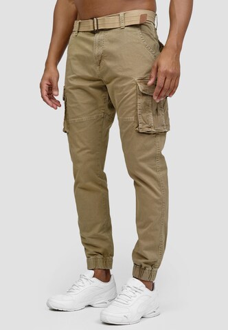 INDICODE JEANS Regular Broek ' Kerr ' in Beige