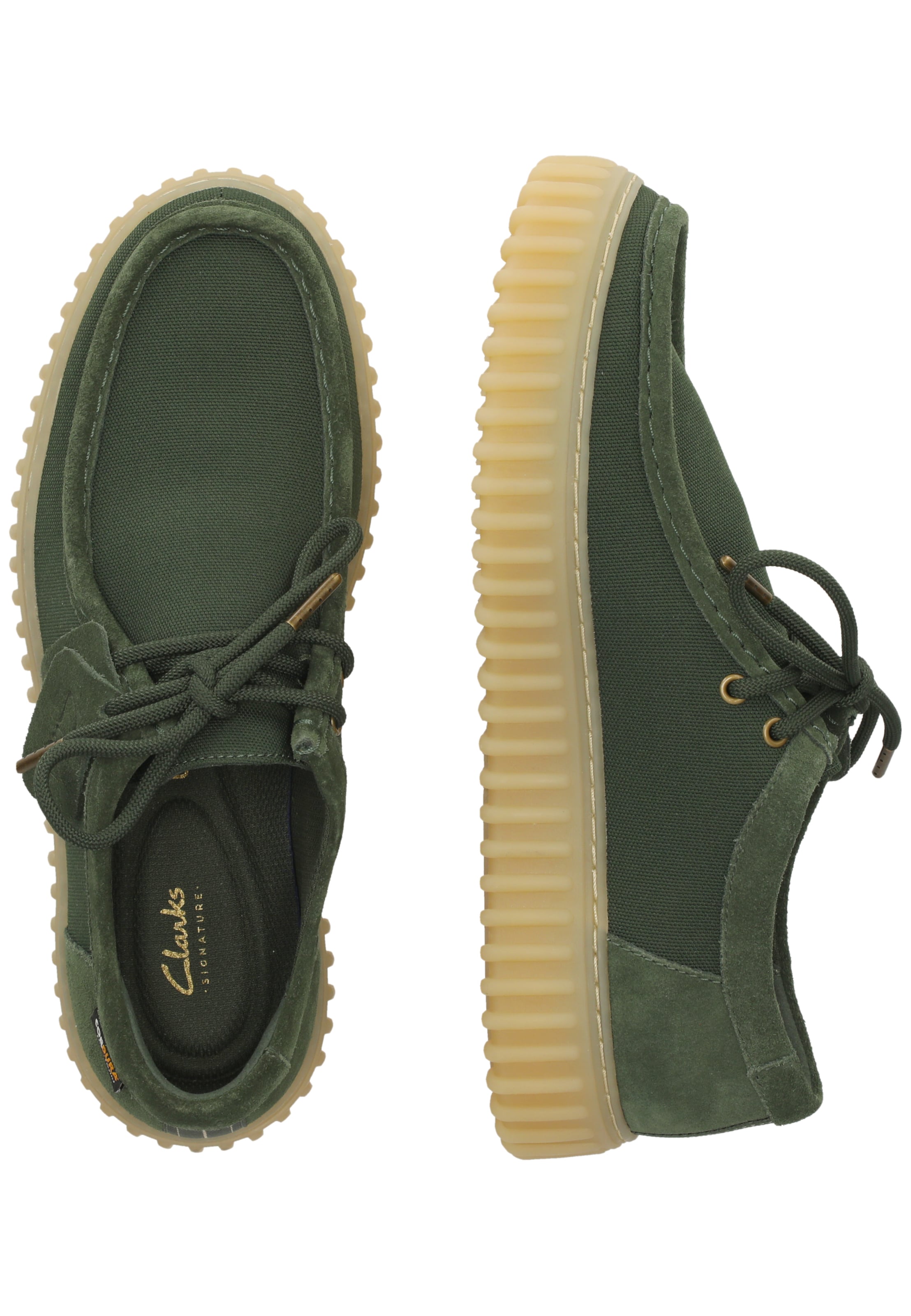CLARKS Veterschoen 'Torhill' in Groen