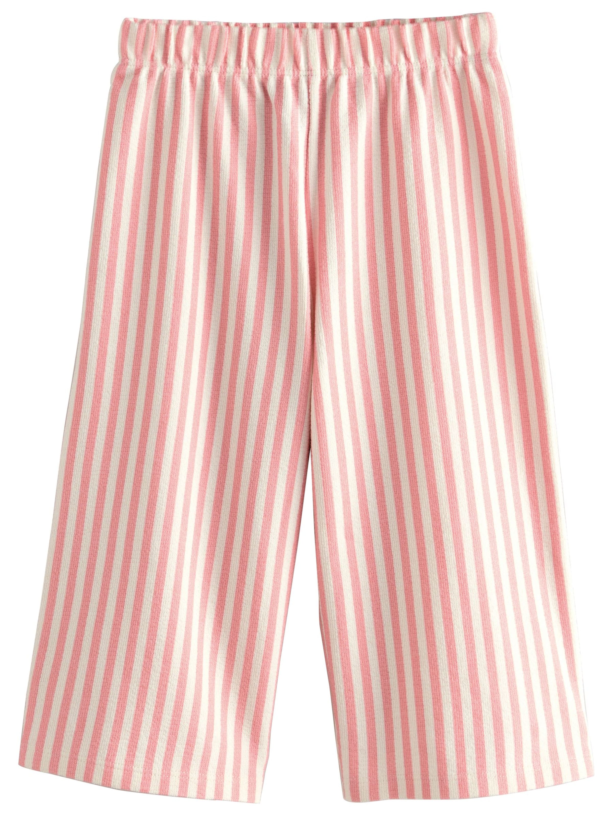 Wide Leg Pantalon Next en rose : devant