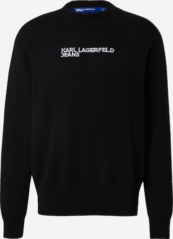 KARL LAGERFELD JEANSSweater majica - crna boja: prednji dio