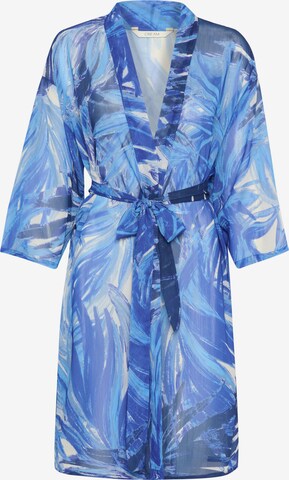 Kimono 'Anopo' Cream en bleu : devant