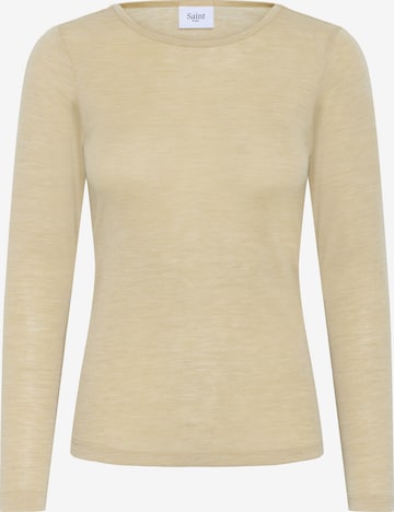 SAINT TROPEZ Shirt 'Garima' in Beige: Vorderseite