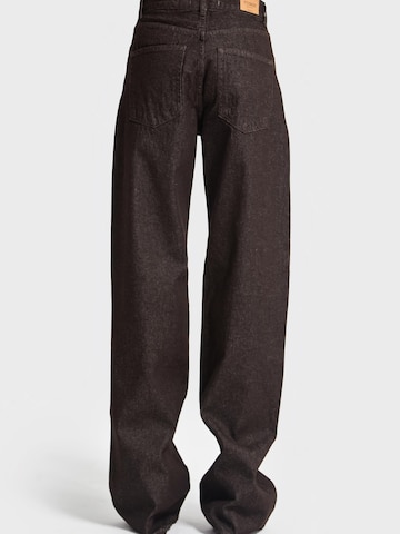 IT'S BASIC Regular Jeans 'Straight High Rise Jeans' in Brown