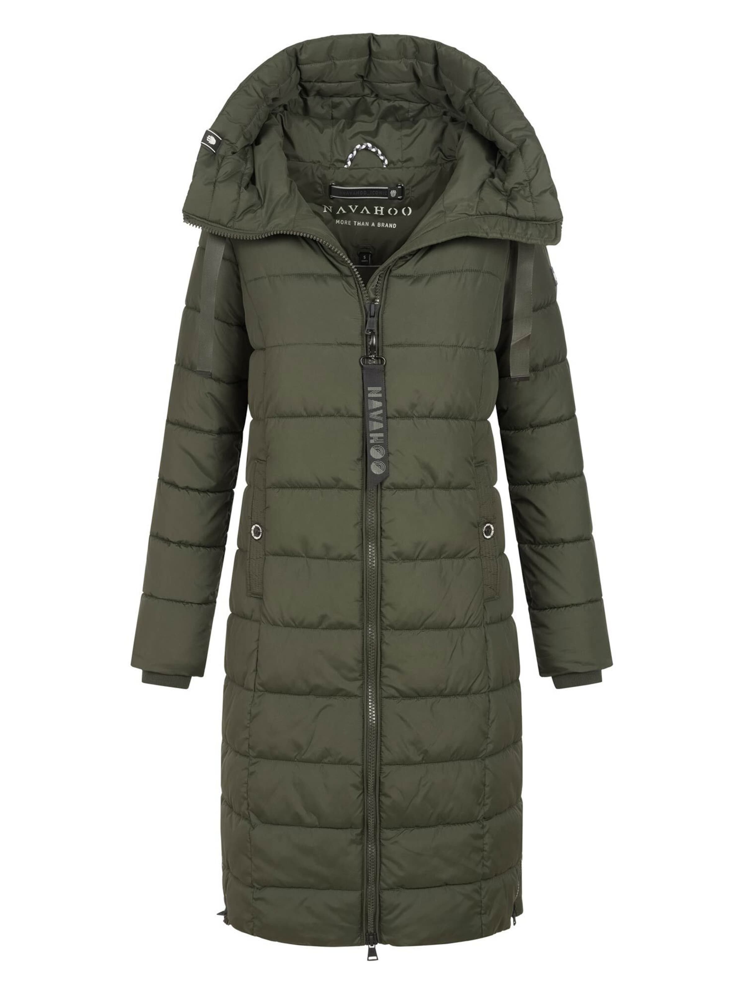 NAVAHOO Wintermantel in Grün: Vorderseite
