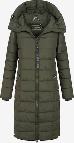 Manteau d’hiver NAVAHOO en vert : devant