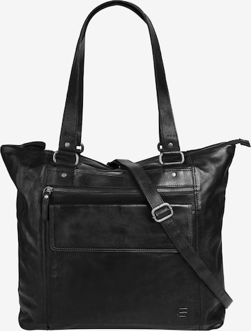 Spikes & Sparrow Shopper in Black: front