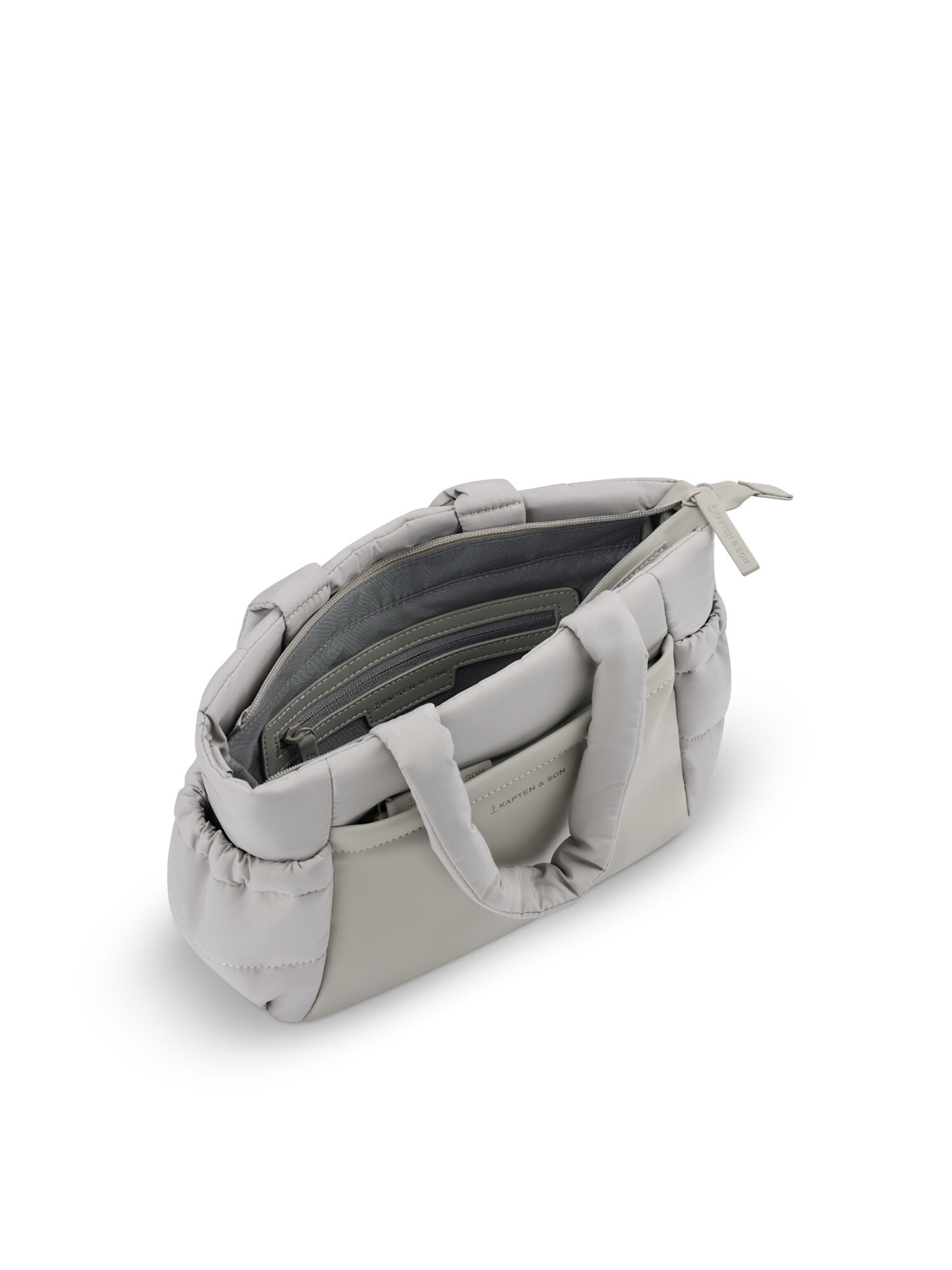 Kapten & Son Handtasche 'Hellvi Cloud Small' in Grau
