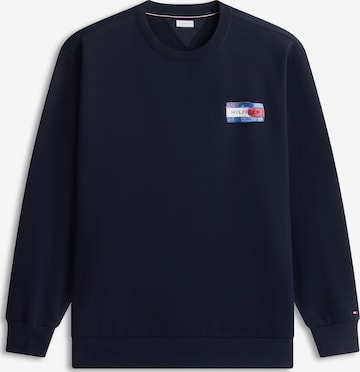 mėlyna TOMMY HILFIGER Megztinis be užsegimo: priekis