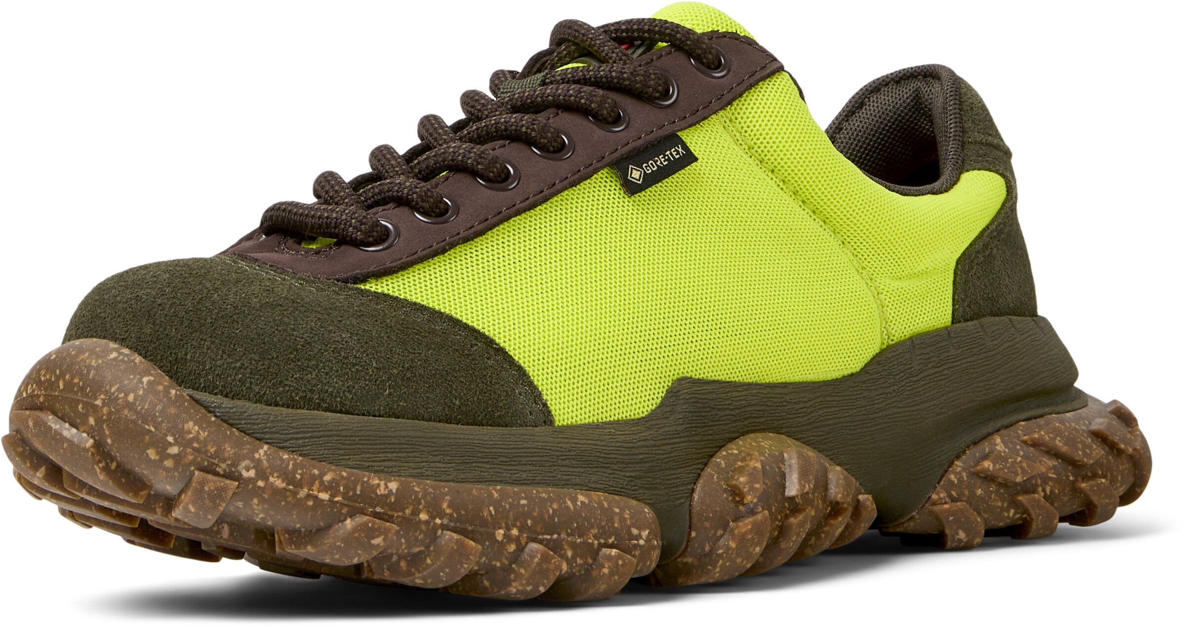 CAMPER Sneakers hoog 'Karst Trek' in Groen: voorkant
