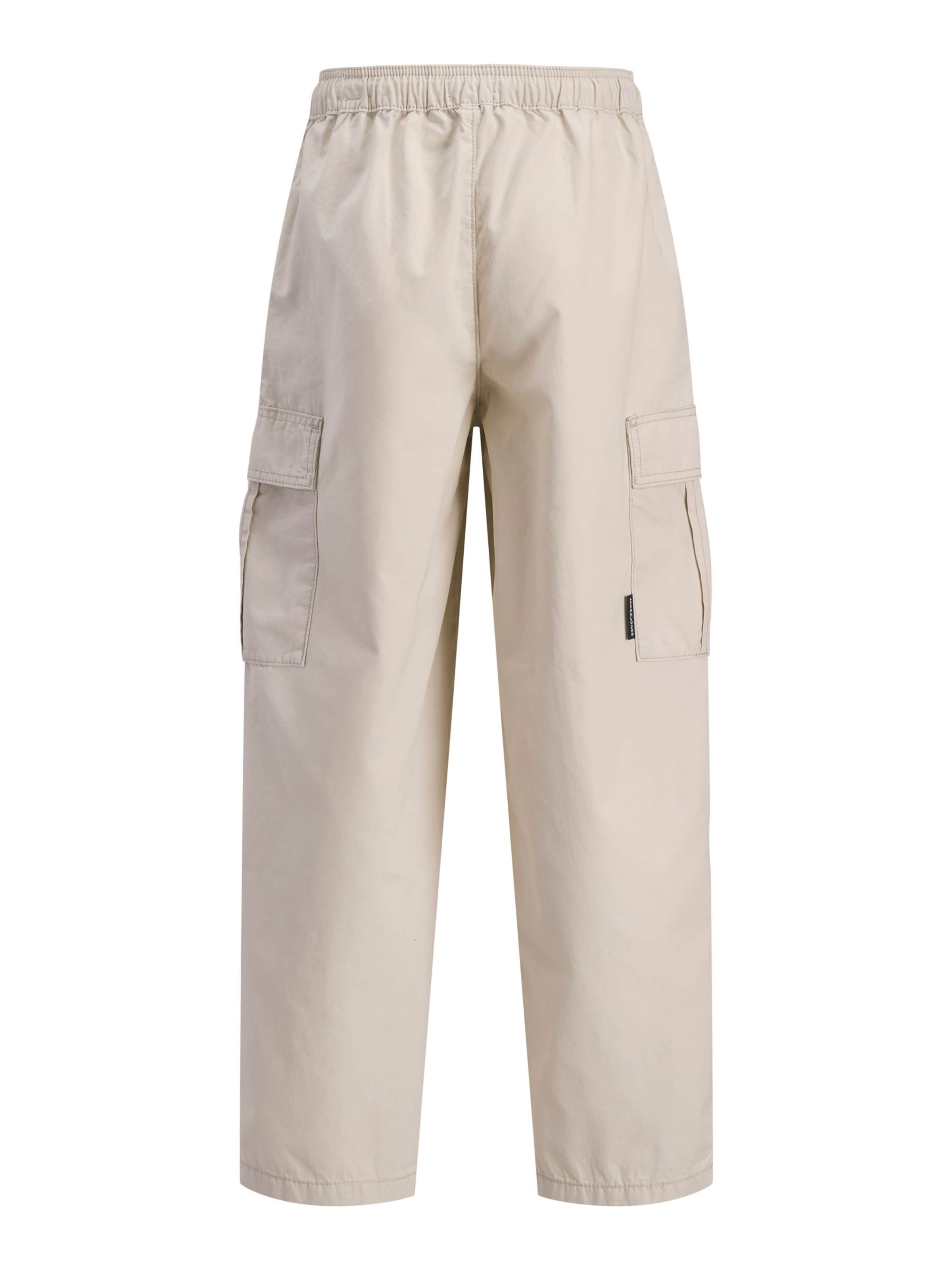 Jack & Jones Junior Regular Pants 'JPStevan Crisp' in Grey