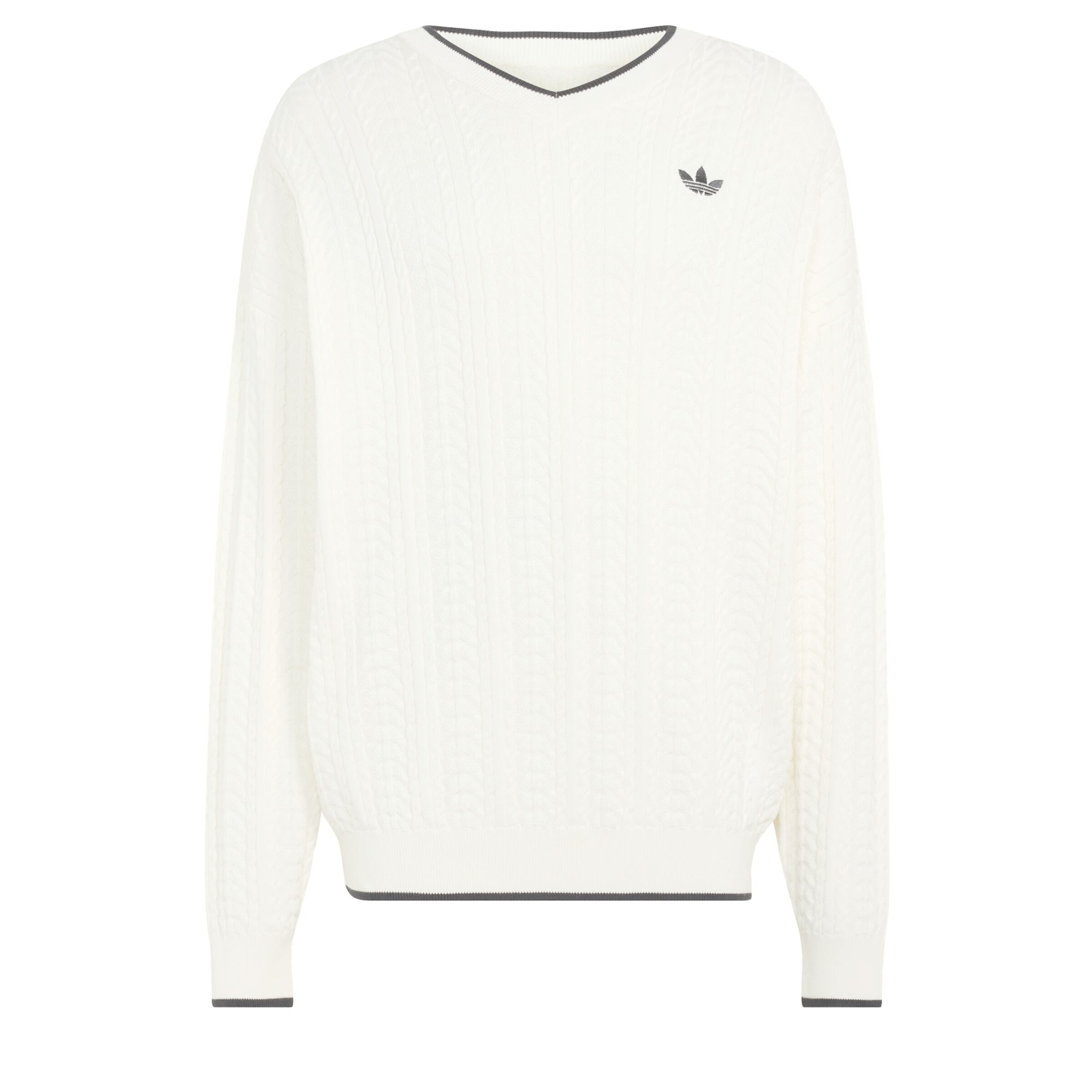 ADIDAS ORIGINALS Svetr – bílá: přední strana