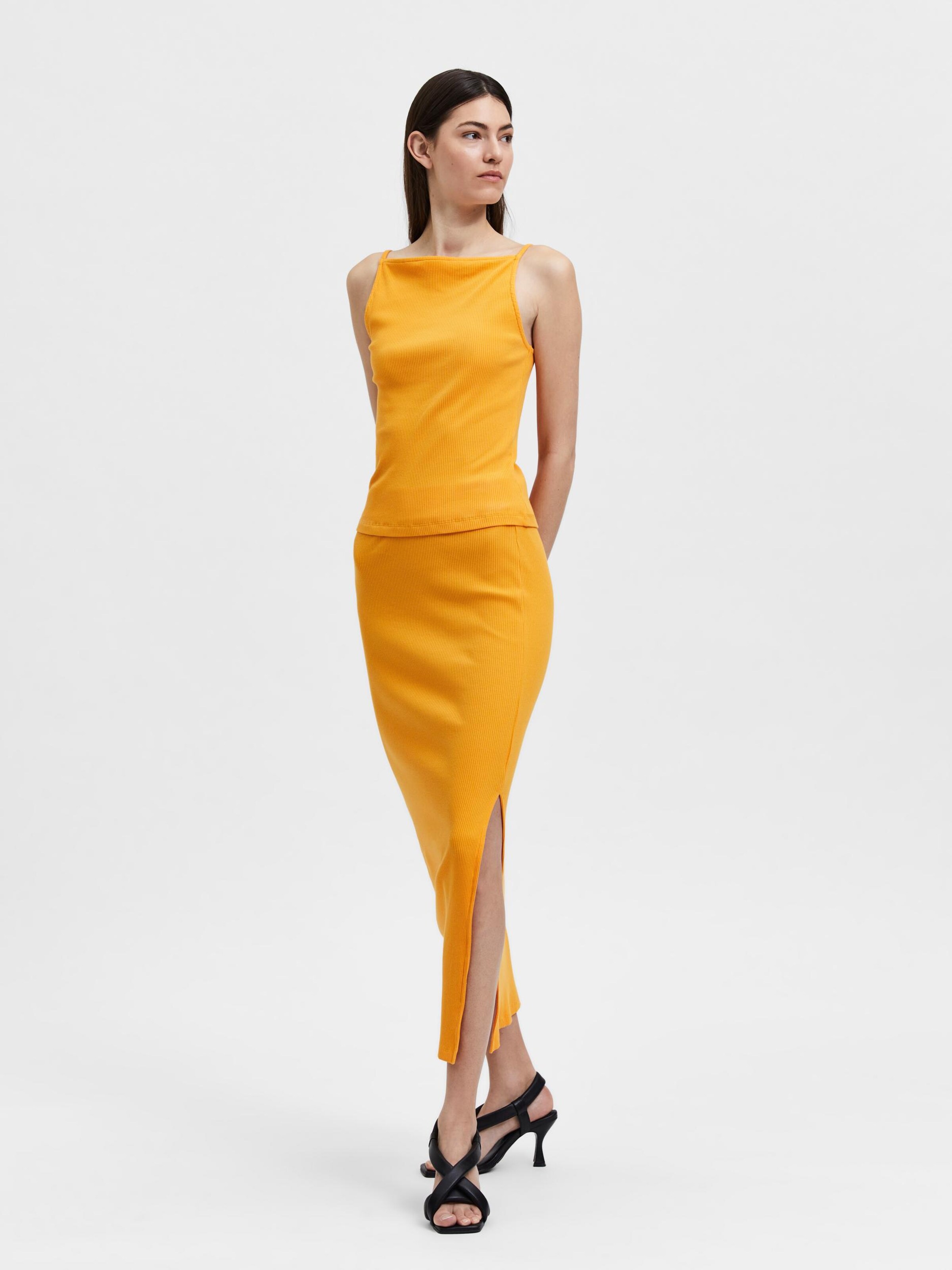 Frauen Shirts & Tops SELECTED FEMME Top 'LAURY' in Mandarine - IF71735 Frauen Shirts & Tops SELECTED FEMME Top 'LAURY' in Mandarine - IF71735