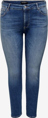ONLY Carmakoma Skinny Jeans 'Lasmin' i blå: forside