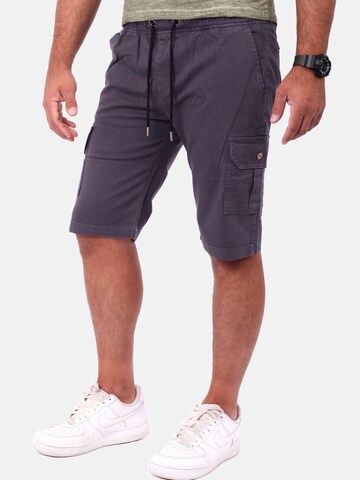 Reslad Regular Cargo Pants 'kurze Cargo-Shorts' in Grey