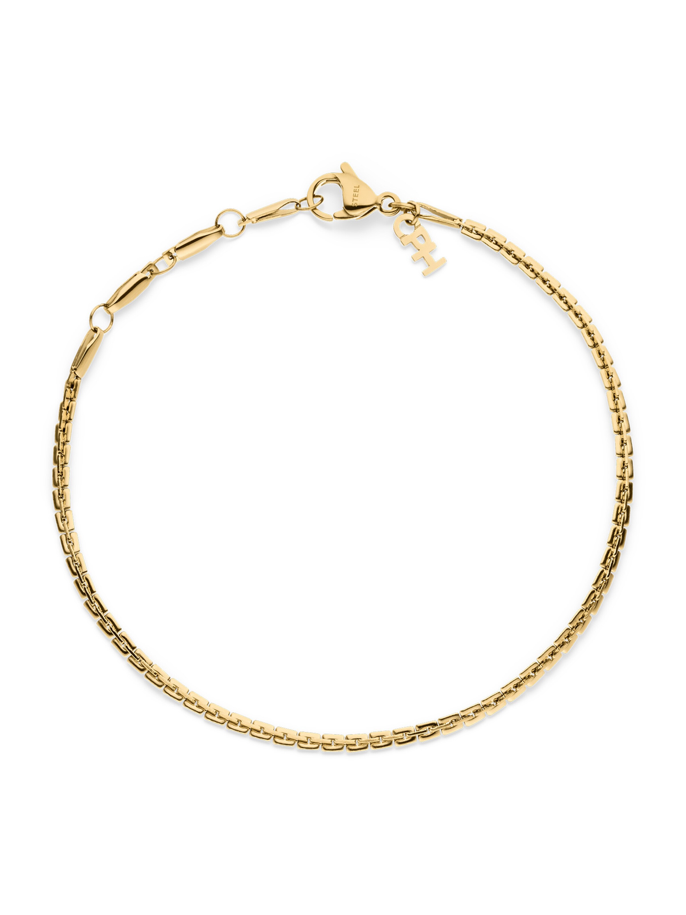 Copenhagen Studios Bracelet 'Fine Edgy' in Gold: front