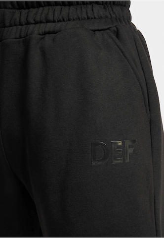 Loosefit Pantalon cargo DEF en noir