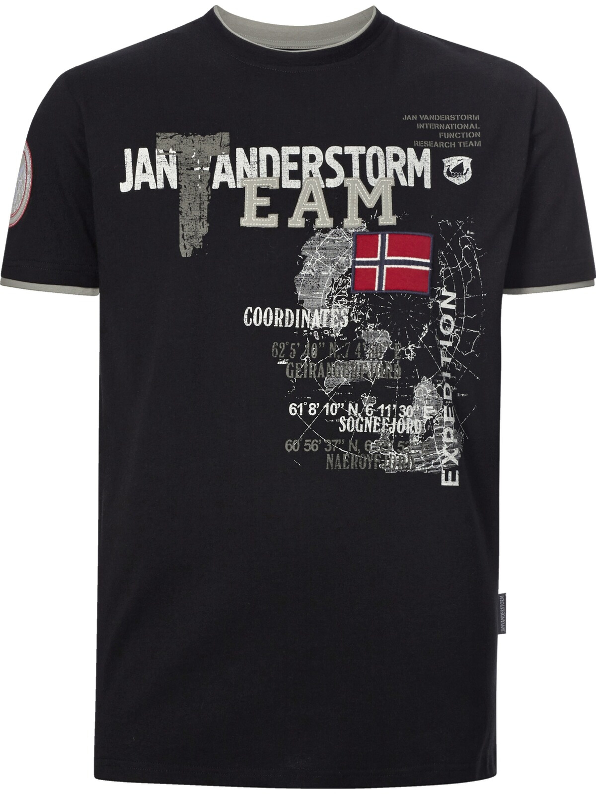 Jan Vanderstorm Shirt 'Sölve' in Black: front