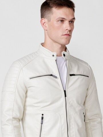 Veste mi-saison KOROSHI en blanc