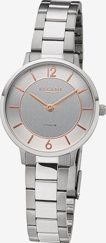 REGENT Analog Watch in Silver: front