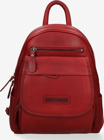 Zaino di HILL BURRY in rosso: frontale