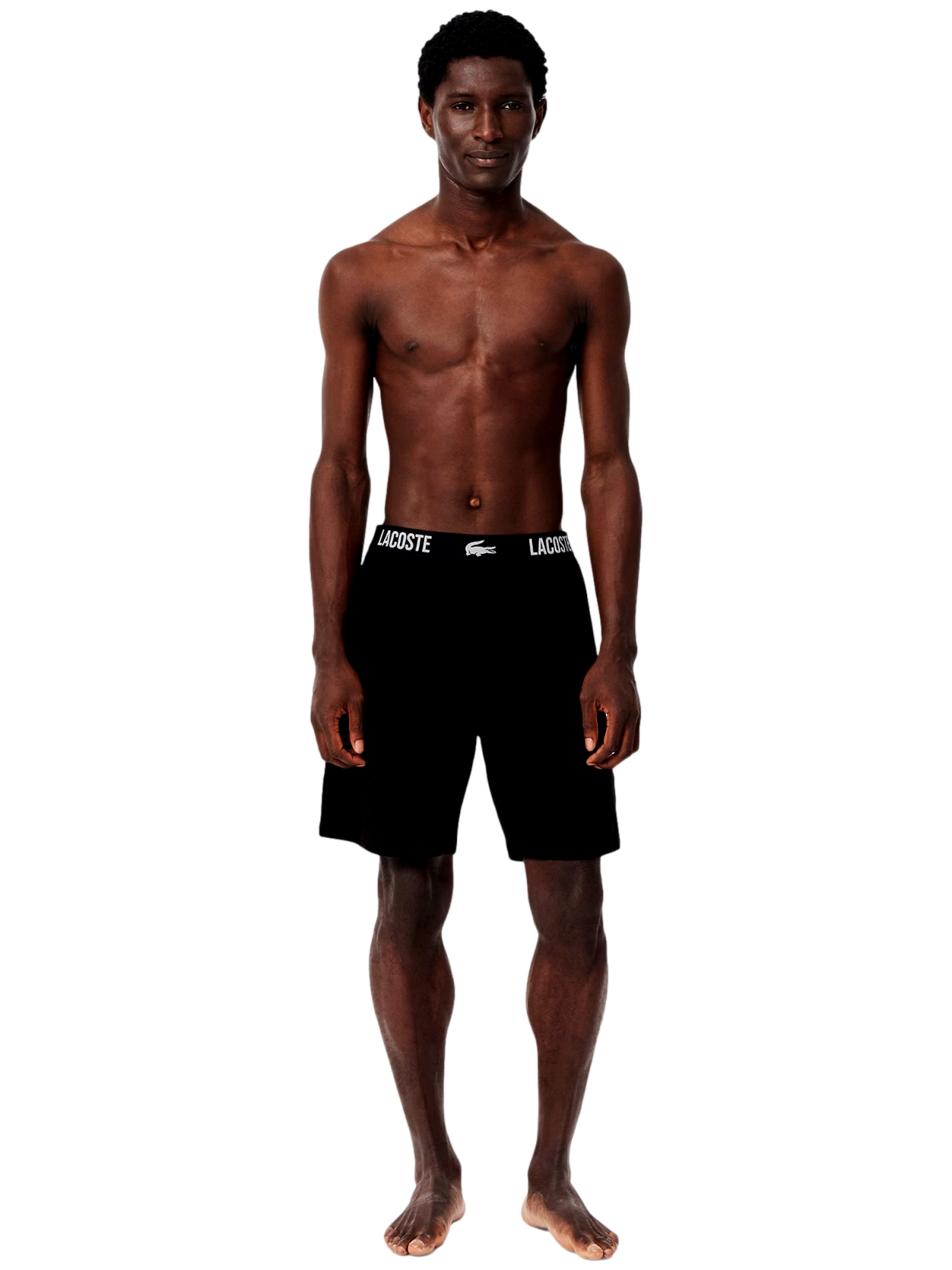 Pantalon de pyjama LACOSTE en noir
