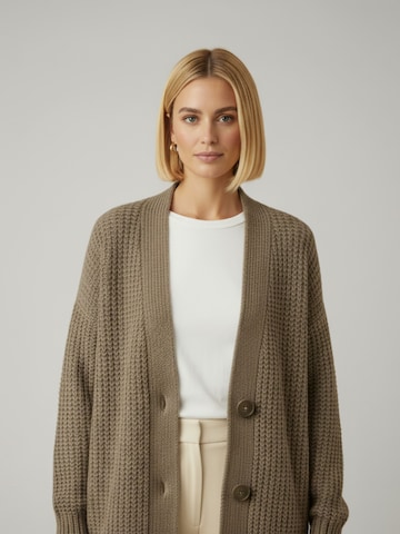 WEARABLE STORIES Cardigan 'Fiona' i grå