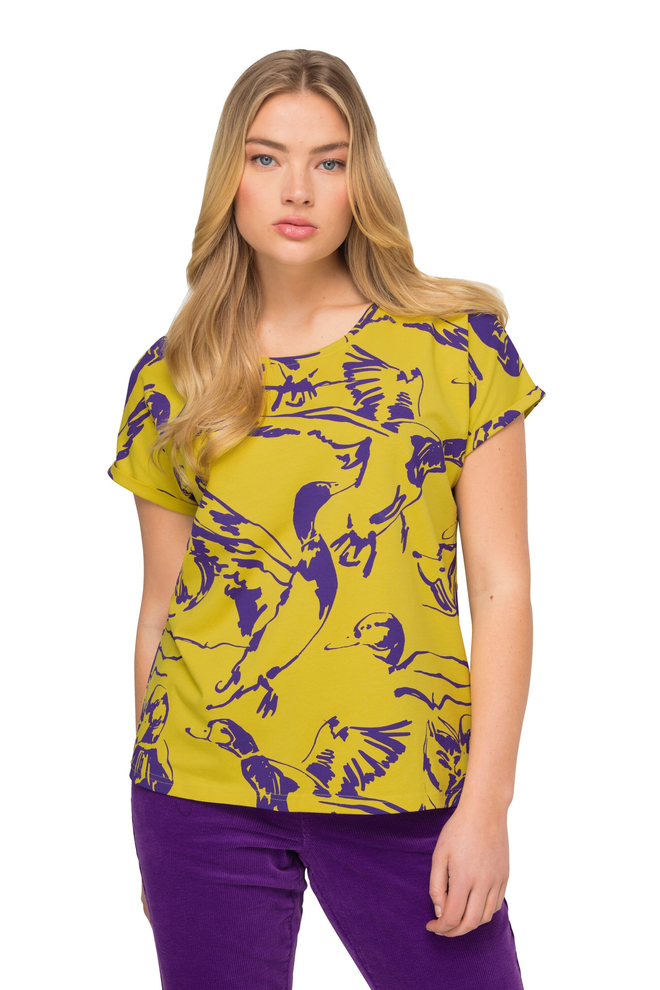 T-shirt LAURASØN en jaune : devant