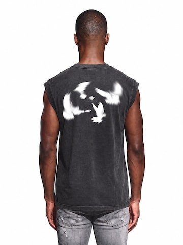 Silverstein Official Shirt 'Silverstein-Official Ärmellos Tank Top T-shirt Wild Bird Black Tee'‌‌‌‌‌‌‌‌‌‌ in Schwarz: Vorderseite