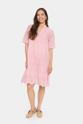 Robe 'Geleksa' SAINT TROPEZ en rose : devant