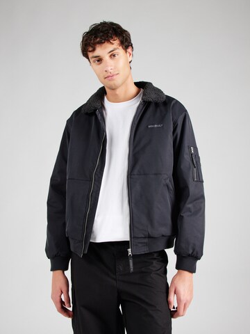 Iriedaily Between-season jacket 'U-Rope' in Black: front