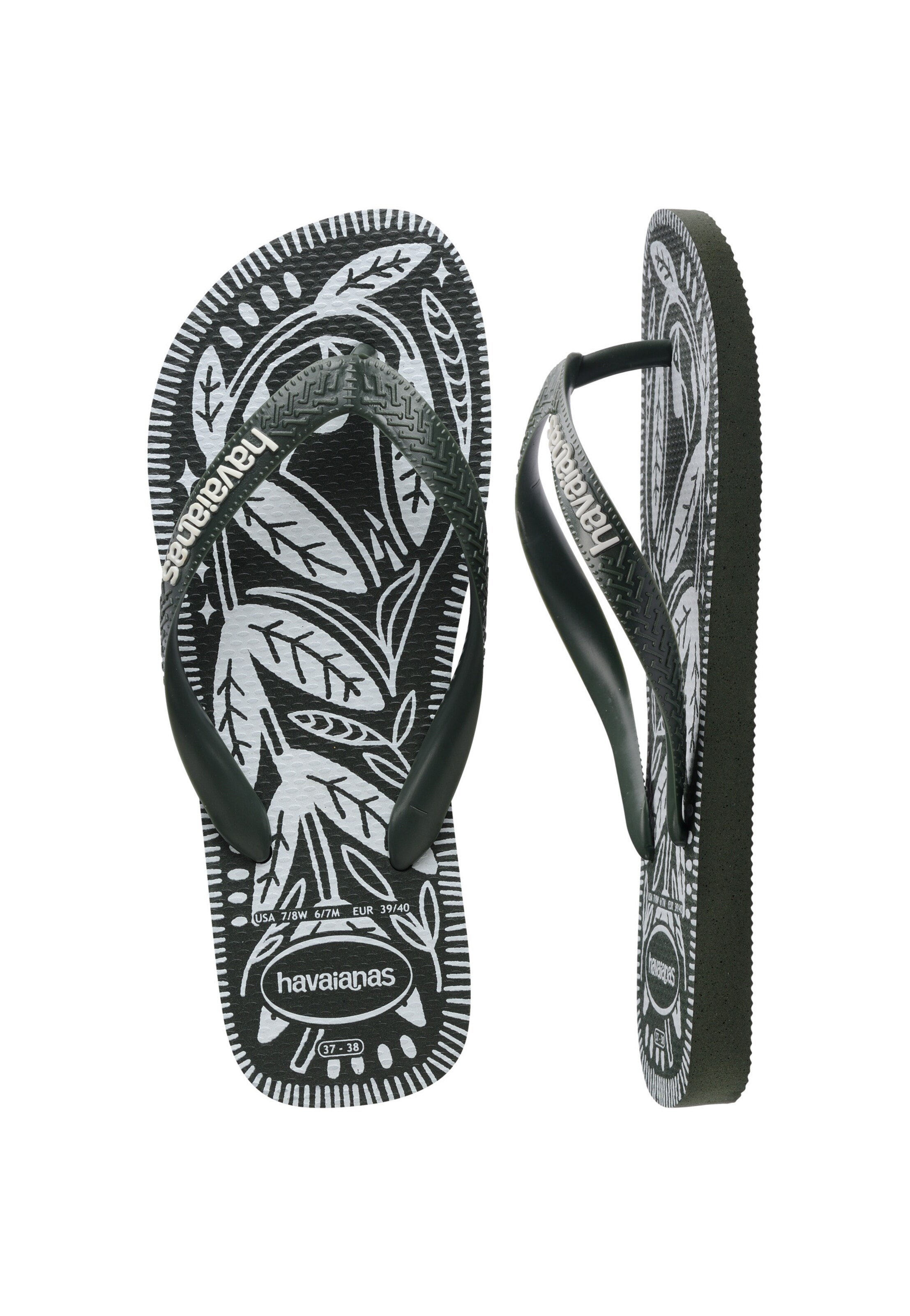 HAVAIANAS T-bar sandals in Green
