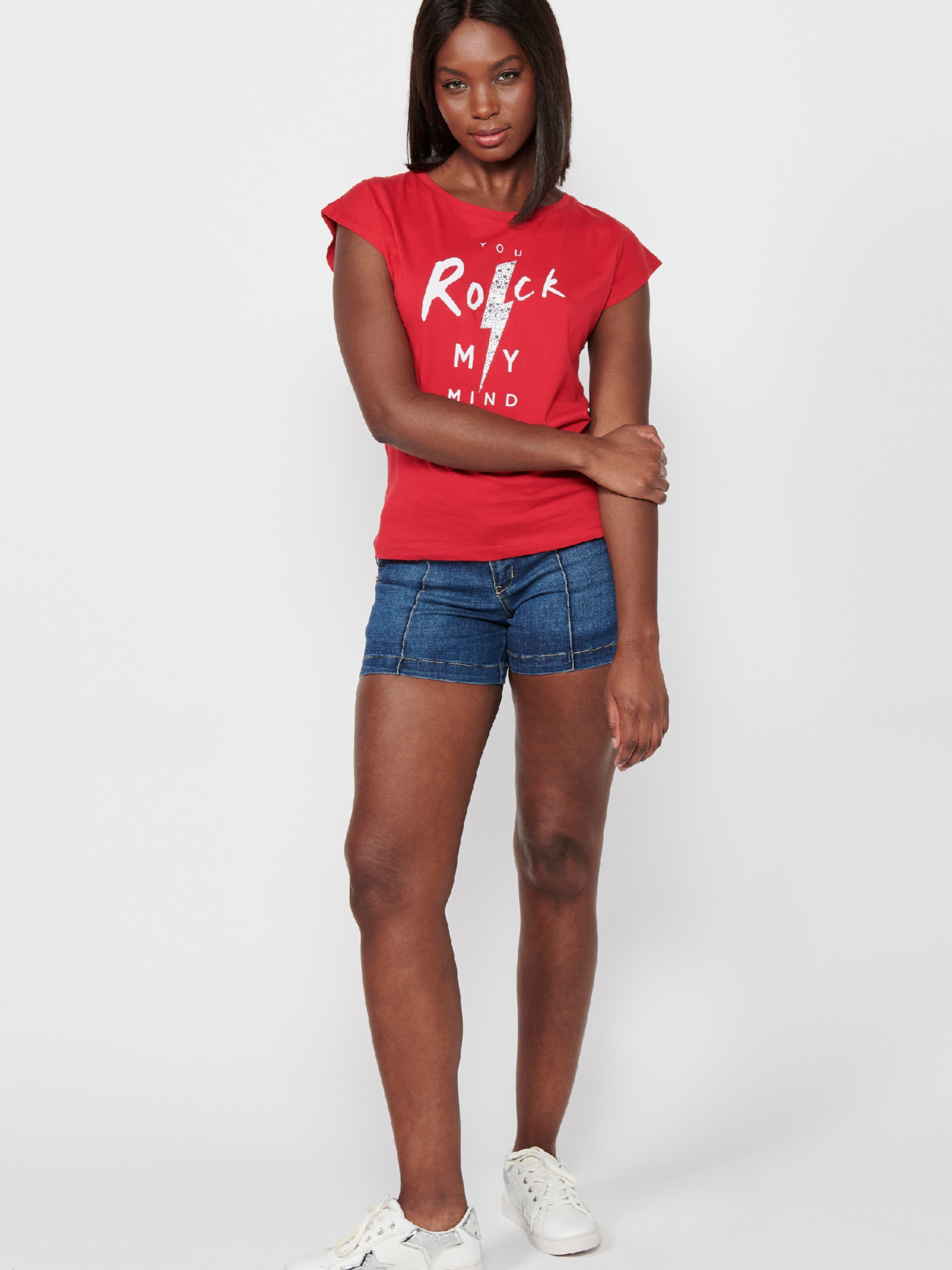 KOROSHI Camiseta en Rojo ABOUT YOU