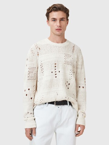 AllSaints - Pullover 'HARVEY' em branco: frente