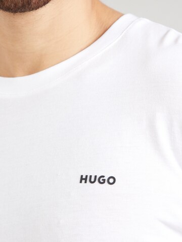 HUGO Tričko 'Derol 222' – bílá