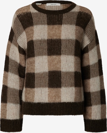SELECTED - Jersey 'SLWLULU' en marrón: frente