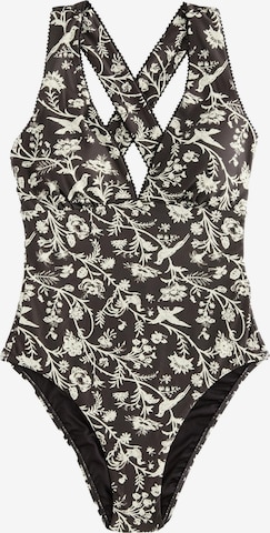 juoda LAURA ASHLEY Trikampė Maudymosi kostiumėlis: priekis