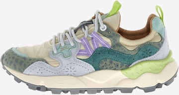 Baskets basses 'Yamano 3' Flower Mountain en beige : devant