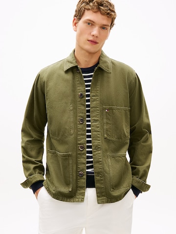 Veste mi-saison TOMMY HILFIGER en vert : devant