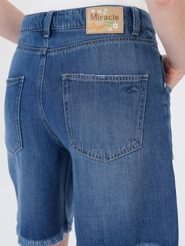 M.O.D MIRACLE OF DENIM Bő szár Nadrág - kék