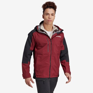 Veste outdoor 'Xploric' ADIDAS TERREX en rouge