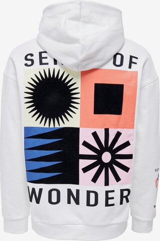 Only & Sons - Sweatshirt 'LENNY' em branco