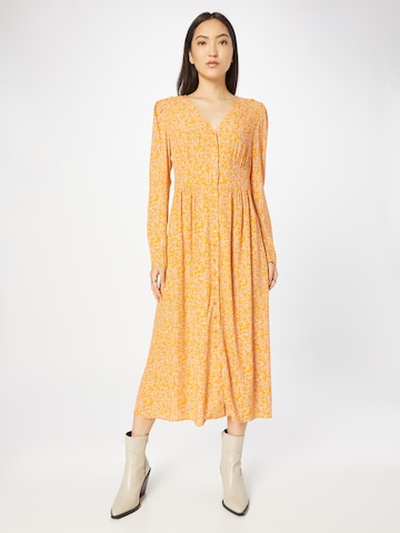 Robe-chemise 'Corinna' modström en orange : devant