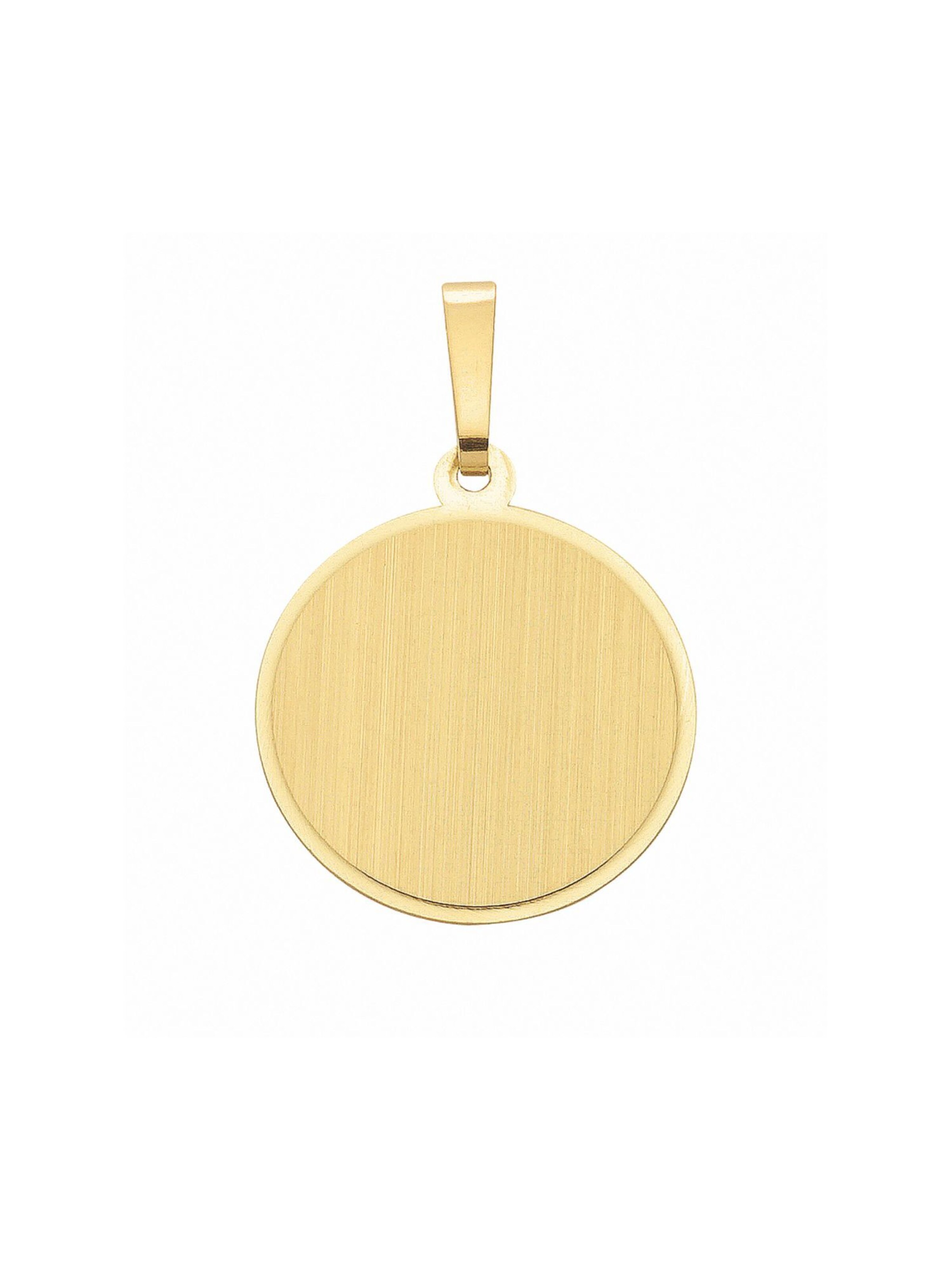 Adelia´s Pendant in Gold: front