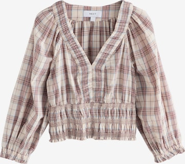 Next Блузка в Коричневый: спереди