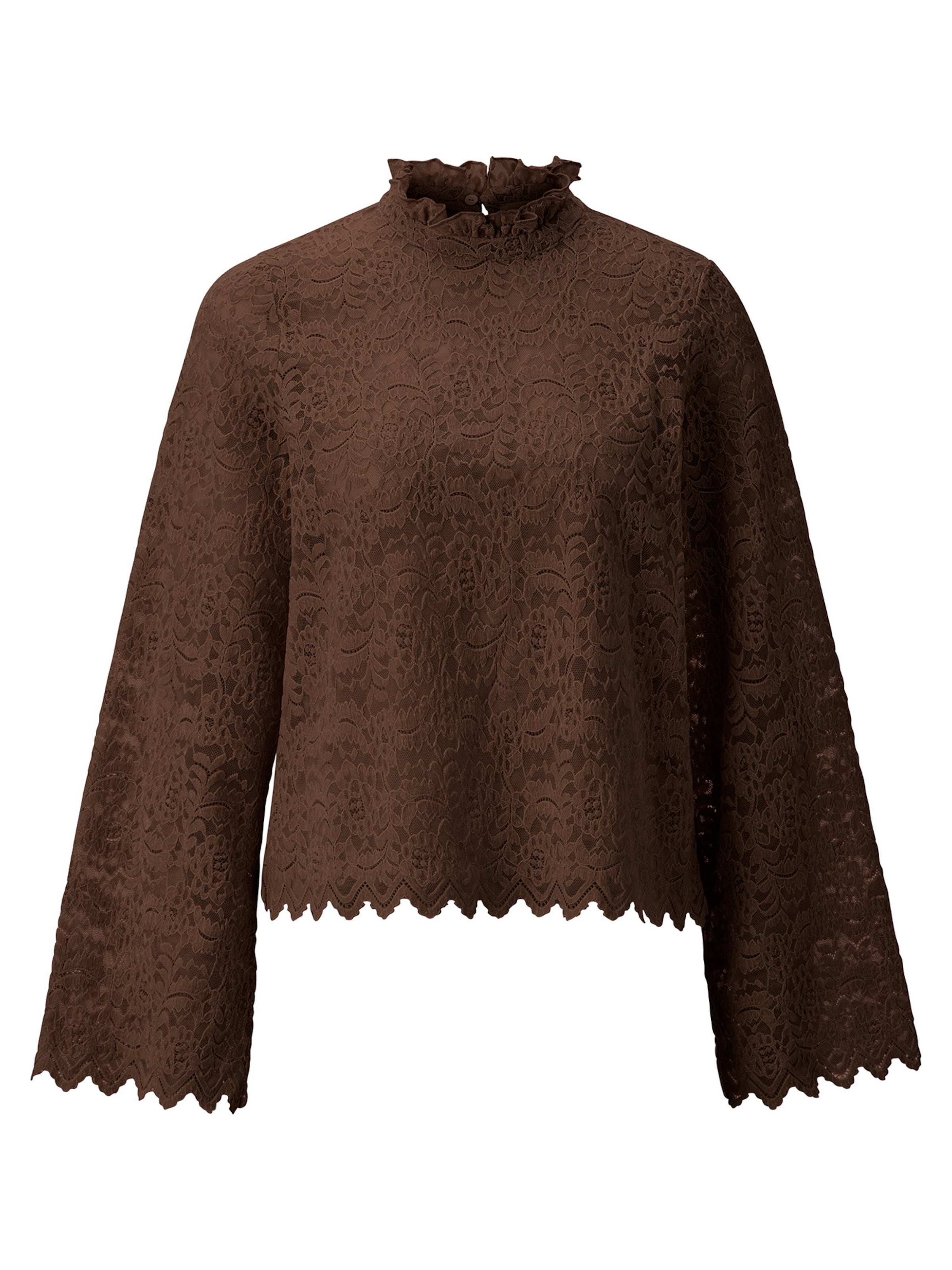 Rich & Royal Blouse in Bruin: voorkant