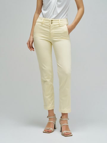 Salsa Jeans Slim fit Chino Pants in Yellow: front