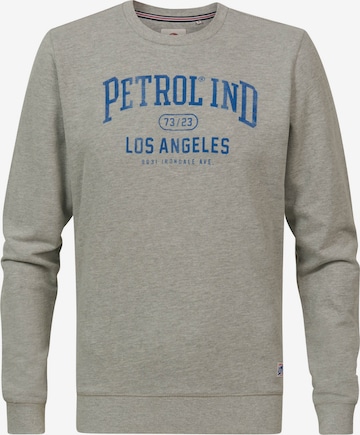 Petrol Industries Sweatshirt in Grijs: voorkant