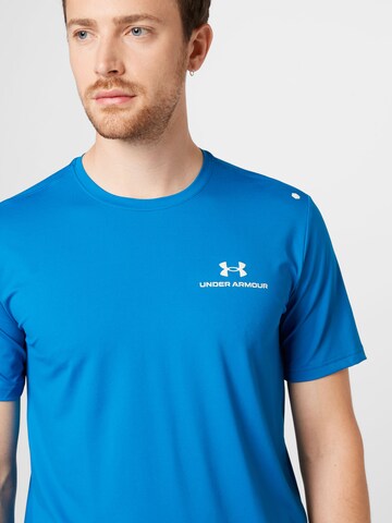 T-Shirt fonctionnel 'Rush Energy' UNDER ARMOUR en bleu