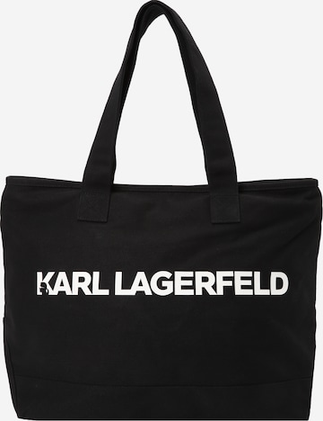 juoda Karl Lagerfeld Pirkinių krepšys 'ESSENTIAL': priekis