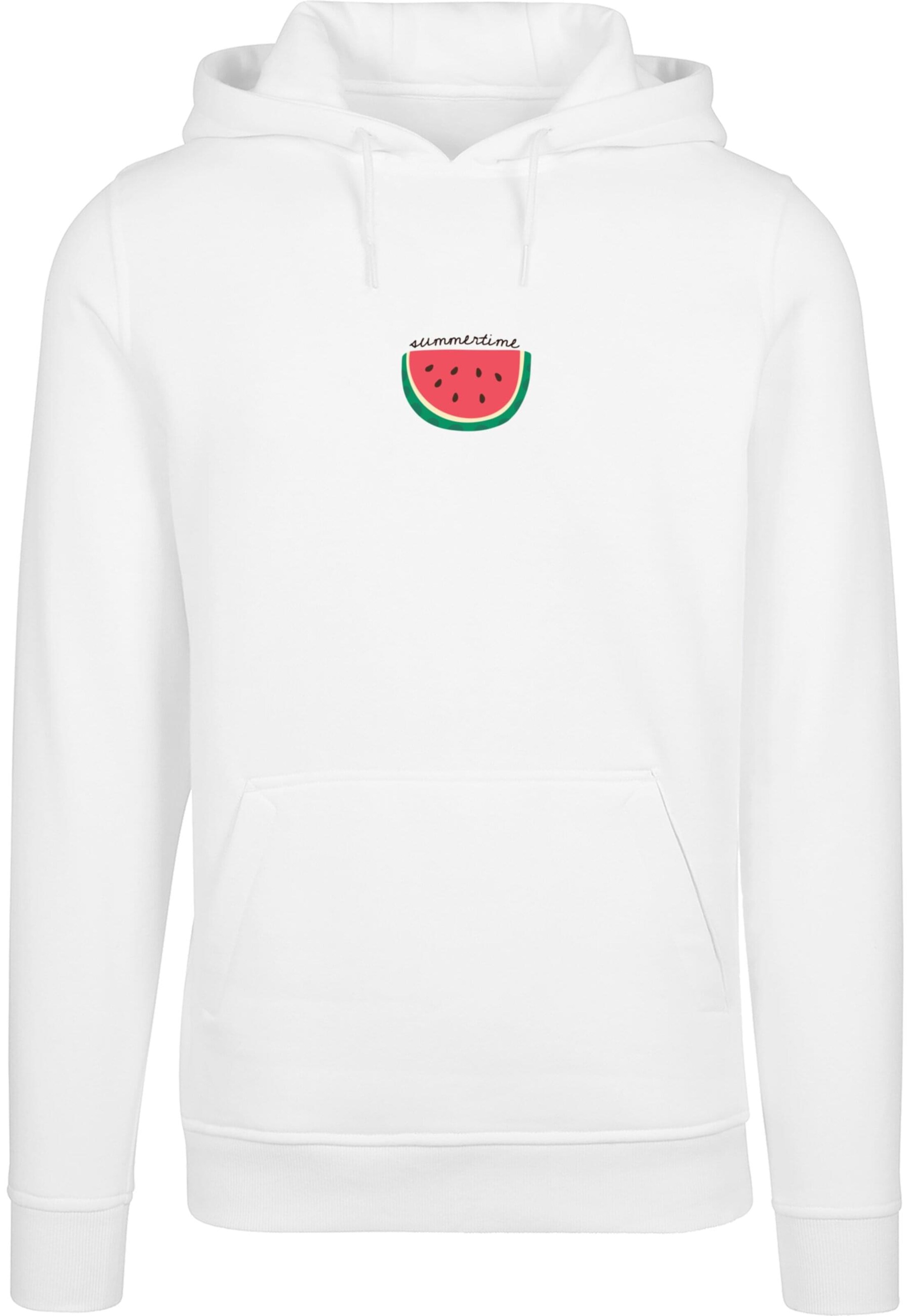 Sweat-shirt 'Summertime' Merchcode en blanc : devant